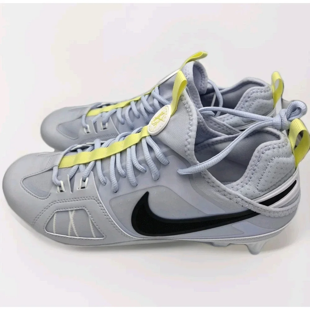 Nike Huarache‎ 9 Varsity Low LAX SE Lacrosse Cleats FZ3620-001 Grey Men's 11